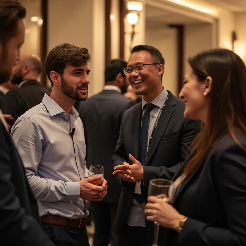 Evento de networking financiero